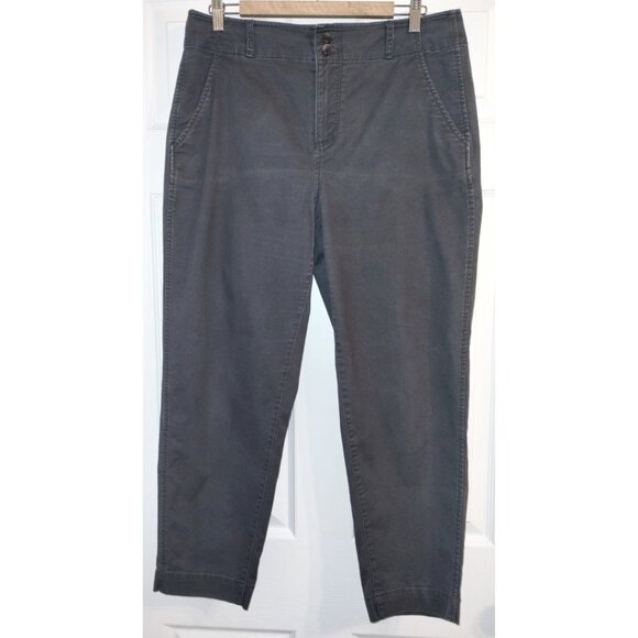 SALE - Women's Casual, Cotton, Gray Loft Pants (Size 10) - Picture 1 of 6